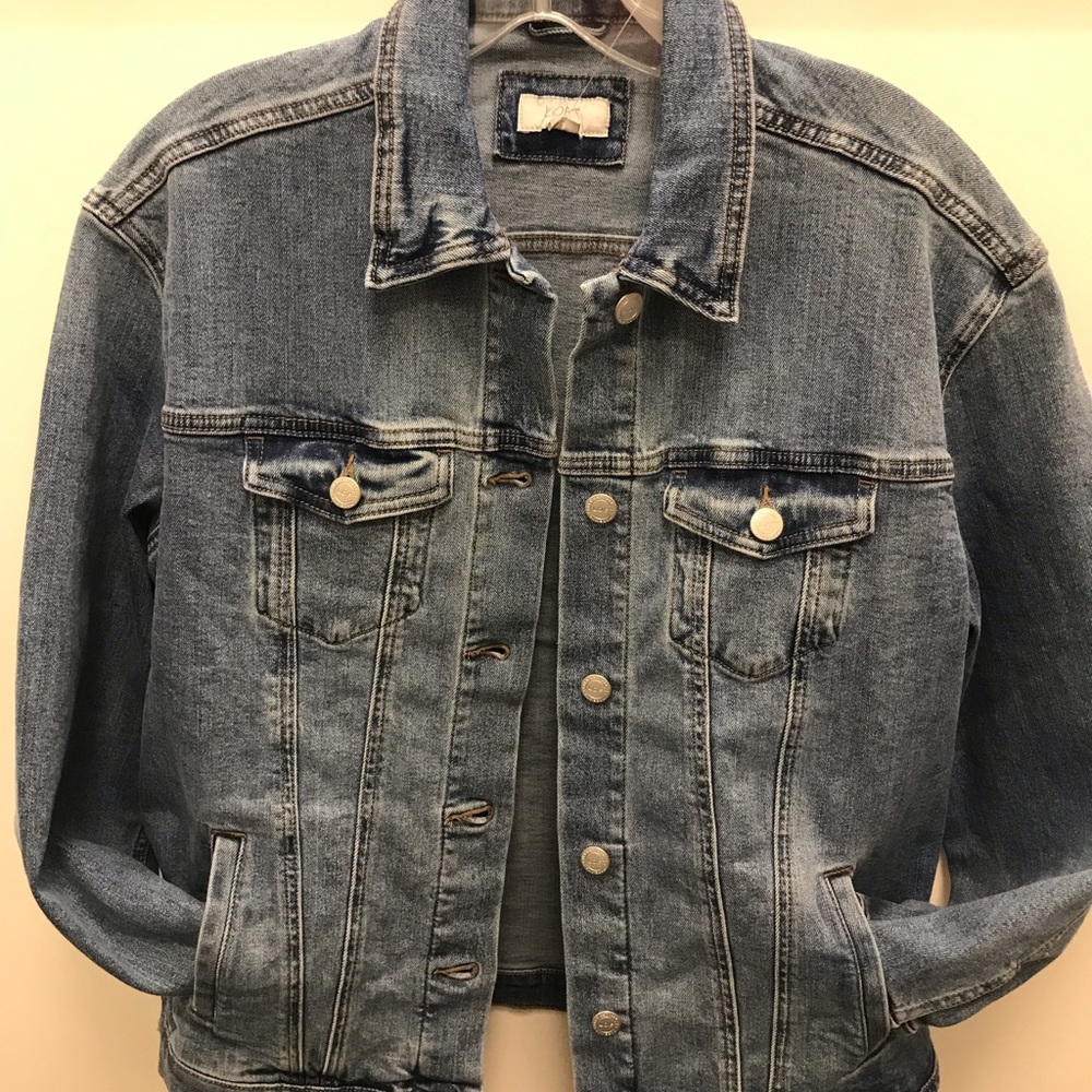 Gorgeous Loft Outlet Denim jacket ❤️ nwt - Picture 2 of 8